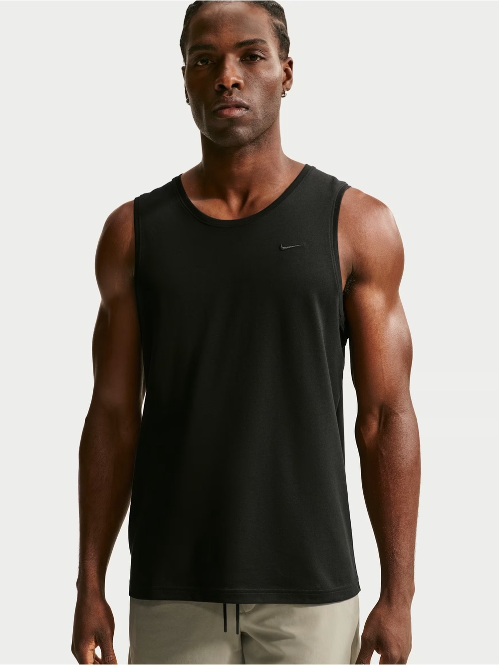 NEW Mens Nike Dri-FIT Primary Versatile
Fitness Tank Top - Black Size Large